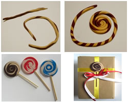 Decorazione natalizia: lecca lecca